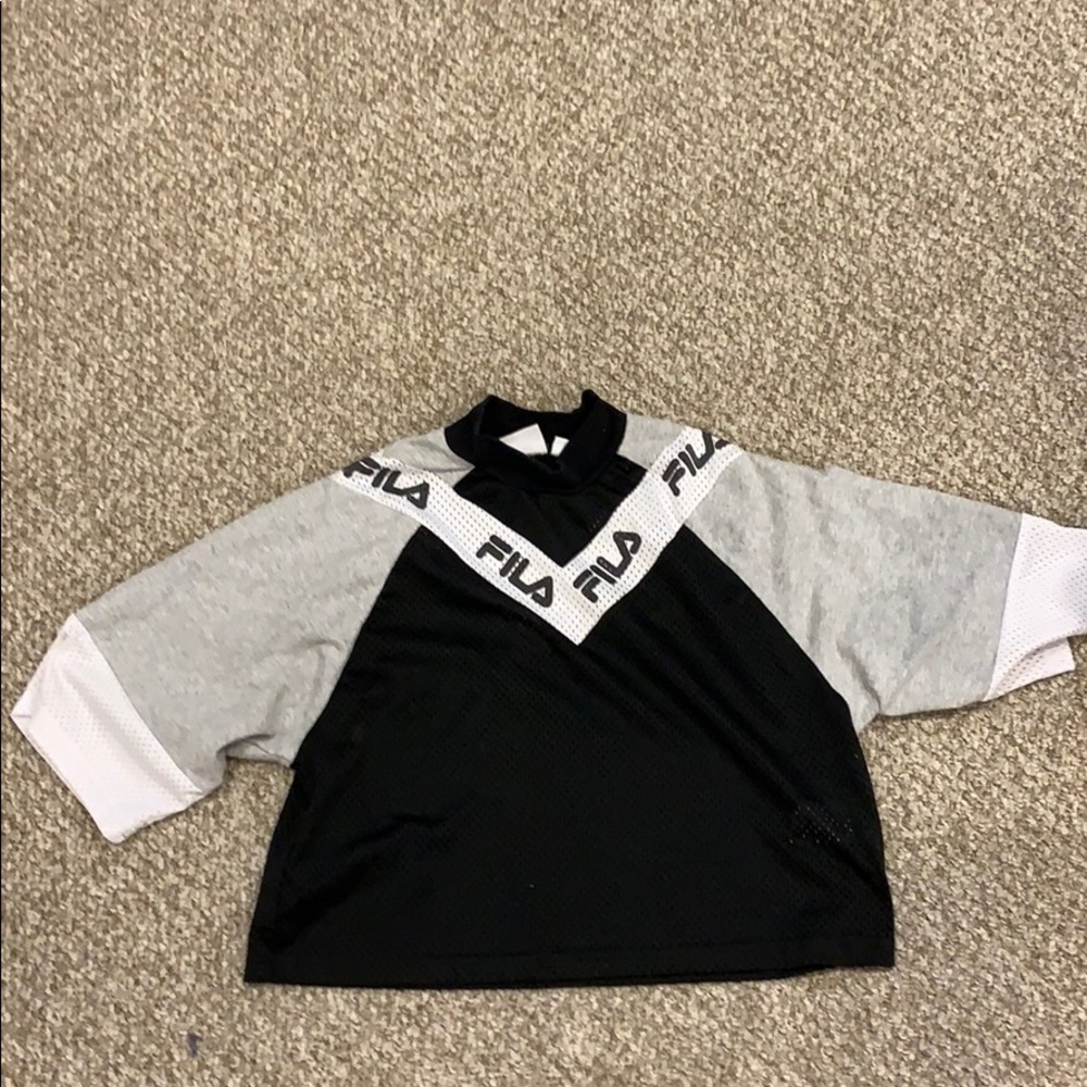 Fila Mesh Crop Shirt